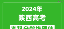 预估陕西2024年高考本科分数线大概多少分？