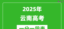 2025年云南高考一分一段表_物理类+历史类成绩分段统计表
