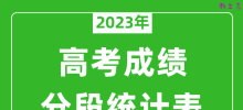 2023年全国高考成绩分段统计表（完整版）_各地高考一分一段表