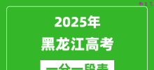 2025年黑龙江高考一分一段表_各类别考生成绩分布表