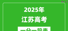 2025年江苏高考一分一段表_普通类逐分段统计表