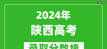 2024陕西高考理科录取分数线（含一本、二本、专科）